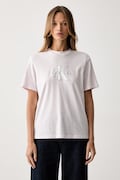 Calvin Klein Jeans T-shirt damski bawełniany różowy LV047H800G