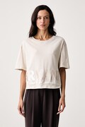 Armani Exchange tricou pentru femei din bumbac bej XW002779 AF10356