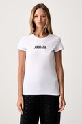 Armani Exchange T-shirt damski bawełniany biały XW002550 AF10356