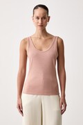 United Colors of Benetton top dámský s bavlnou růžový 3LNCDH01H