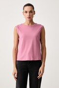 United Colors of Benetton top ženski bombažen roza 38YTD10DA