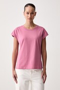 United Colors of Benetton kratka majica ženska bombažna roza 3UAKD10D9