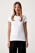 Armani Exchange T-shirt damski bawełniany biały XW002768 AF10356
