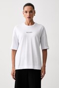 Trussardi T-shirt damski bawełniany biały G0286000327N