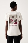 The North Face kratka majica ženska z bombažem Monte bež NF0A8JAWQLI1