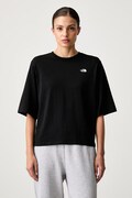 The North Face kratka majica ženska bombažna Essential črna NF0A8H71JK31