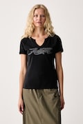 adidas Originals T-shirt damski z bawełną czarny LD5341