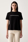 MM by Max Mara T-shirt damski bawełniany MMLEXPLOIT czarny 2626946017600