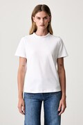 Elisabetta Franchi kratka majica ženska bombažna bela MA00266E2