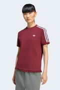 adidas Originals T-shirt damski z bawełną Pleated bordowy LG4311