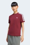 adidas Originals T-shirt damski z bawełną Pleated bordowy LG4311