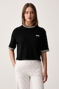 Guess t-shirt γυναικείο βαμβακερό MURIEL μαύρο V6BP17 K7351