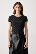 Guess T-shirt damski MARILU szary V6BP14 K7191