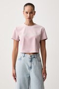 Guess T-shirt damski AMALIA fioletowy V6BI10 K6306