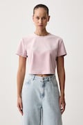 Guess T-shirt damski AMALIA fioletowy V6BI10 K6306