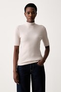Marc O'Polo T-shirt damski z modalem beżowy 5000012416