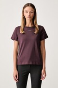 Pinko kratka majica ženska bombažna bordo 100373 A3HK