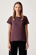 Pinko kratka majica ženska bombažna bordo 100355 A3HM