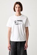 Carhartt WIP W  S/S Bumper Sticker T-shirt bawełniany damski biały I036908