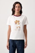 Guess T-shirt damski z bawełną biały V6BI14 K6742