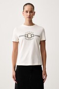 Guess tričko dámske s bavlnou MICHELA béžové V6BI08 K6275