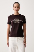 Guess tričko dámske s bavlnou MICHELA hnedé V6BI08 K6275