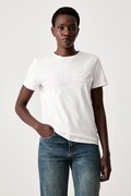 Guess T-shirt γυναικείο με βαμβάκι μπεζ V6BI01 K6248