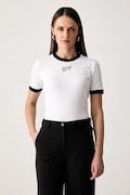 Guess t-shirt da donna bianca W6BI48 K6416
