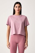 adidas Performance t-shirt γυμναστικής γυναικείο με βαμβάκι Motion ροζ KQ9857