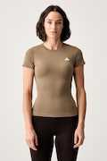 adidas Performance T-shirt treningowy damski Essentials beżowy KQ8382