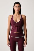 Karl Lagerfeld top damski bordowy B3W44016
