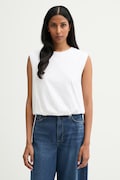 Rag & Bone top pentru femei, din bumbac Mica alb RE9D26PT3MW