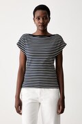 Tommy Hilfiger T-shirt damski bawełniany granatowy WW0WW50942