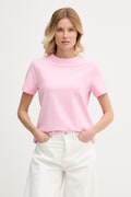 Tommy Hilfiger t-shirt γυναικείο με βαμβάκι ροζ WW0WW49941