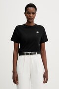 Tommy Hilfiger тениска дамска с памук черна WW0WW49941
