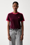 adidas Originals t-shirt γυναικείο με βαμβάκι μπορντό KW0237