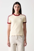 adidas Originals kratka majica ženska bombažna rumena KS9994