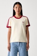 adidas Originals футболка жіноча бавовняна з еластаном бежева KS4780
