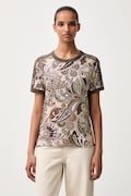 adidas Originals T-shirt damski z modalem Liberty beżowy KR6679