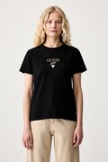 Guess Jeans T-shirt παιδικό βαμβακερό με ελαστάν μαύρο W6YI49 K4677