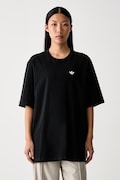 adidas Originals футболка жіноча бавовняна Essentials чорна KQ6723