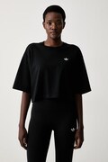 adidas Originals t-shirt γυναικείο βαμβακερό Essentials μαύρο KQ6692