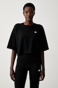 adidas Originals t-shirt γυναικείο βαμβακερό Essentials μαύρο KQ6692