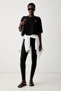 adidas Originals T-shirt damski bawełniany Essentials czarny KQ6692