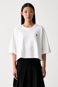 adidas Originals T-shirt damski bawełniany Essentials biały KQ6691
