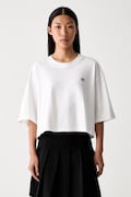 adidas Originals T-shirt damski bawełniany Essentials biały KQ6691