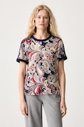 adidas Originals T-shirt damski z modalu Liberty granatowy HY4998