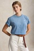 Polo Ralph Lauren T-shirt damski bawełniany niebieski 211B17798