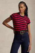 Polo Ralph Lauren T-shirt damski bawełniany czerwony 211B17779