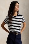 Polo Ralph Lauren T-shirt damski bawełniany granatowy 211B17779